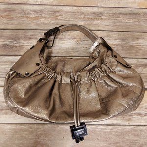 BURBERRY Calfskin Warrior Hobo Bag